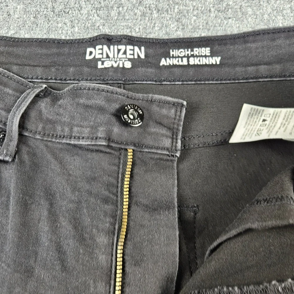 Denizen‎ from Levis High Rise Ankle Skinny Jeans Black 14S 32x30 558740001